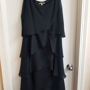 Plus Size Black Evening Dress